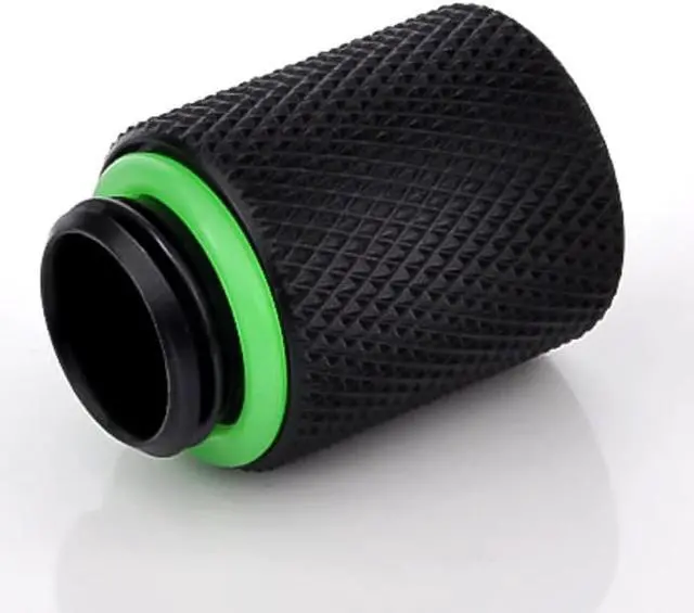 Alt view image 6 of 16 - Bitspower BP-MBWP-C61 G1/4" Matt Black IG1/4" Extender-20MM