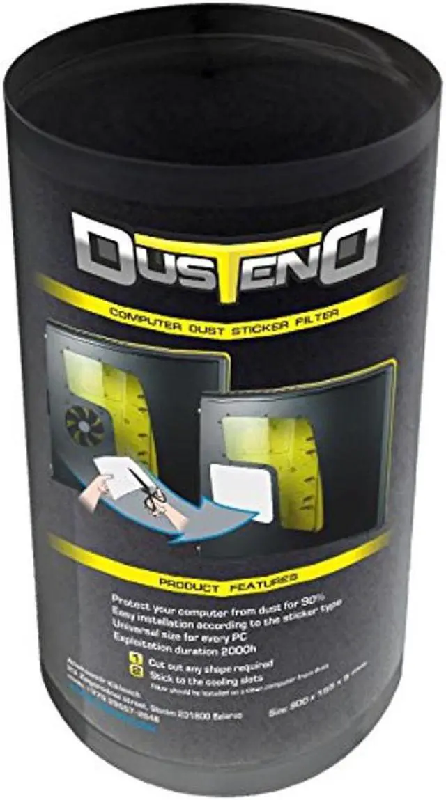 Alt view image 9 of 17 - DustEND Fine Purification Computer Dust Filter, Model G3, Black