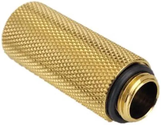 Alt view image 2 of 4 - Bitspower G1/4" Male to Female Extender Fitting, 40mm, True Brass