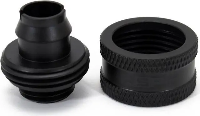 Alt view image 5 of 8 - XSPC G1/4" to 3/8" ID, 5/8" OD Compression Fitting V2 for Soft Tubing, Matte Black, 8-pack
