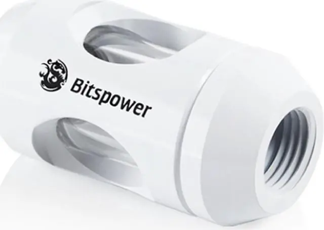 Main image of Bitspower G1/4" In-Line Filter, Deluxe White