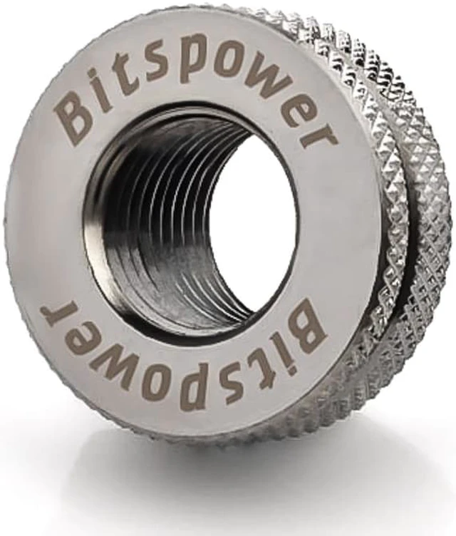 Alt view image 5 of 7 - Bitspower G1/4" CaseTop Water-Fill Set, Black Sparkle