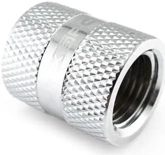Alt view image 2 of 7 - XSPC G1/4" Female to Female Rotary Fitting, Chrome, 4-pack