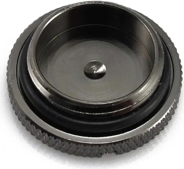 Alt view image 6 of 7 - XSPC M20 Fillcap (Black Chrome)