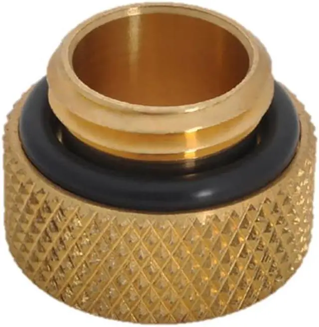 Alt view image 3 of 4 - Bitspower G1/4" Male to Female Extender Fitting, 7.5mm, True Brass