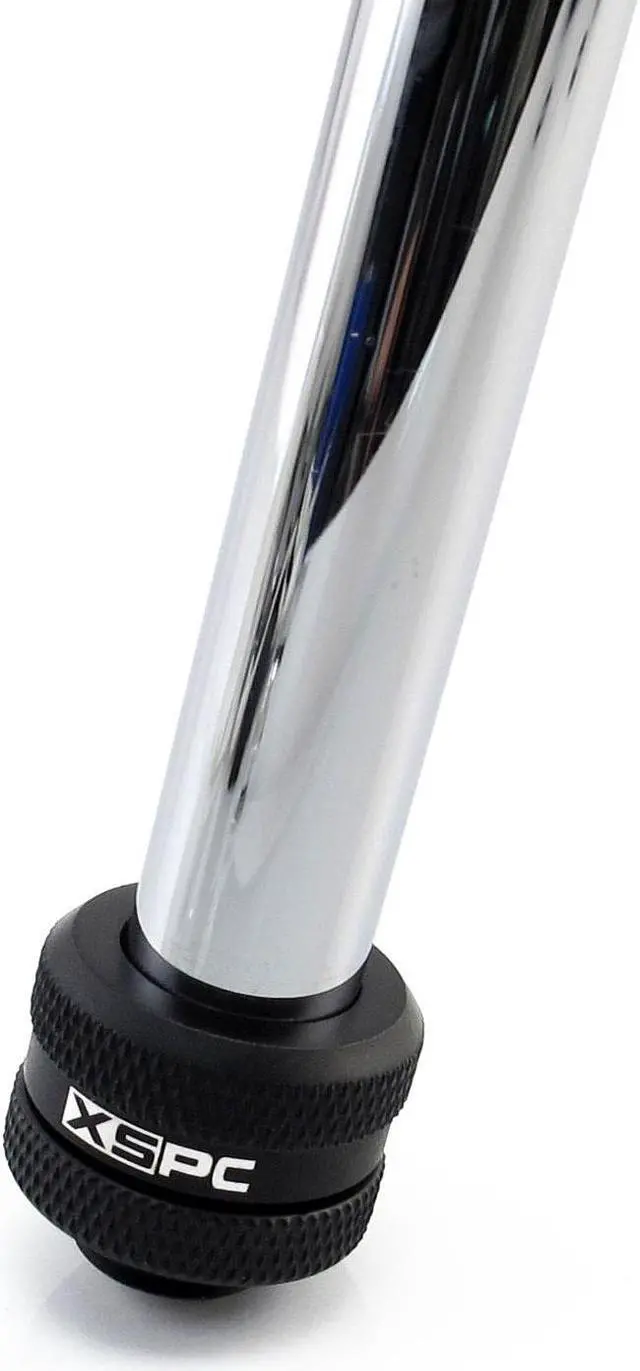 Alt view image 6 of 14 - XSPC G1/4" to 10mm ID, 14mm OD Rigid Tubing Fitting, Matte Black, 6-pack