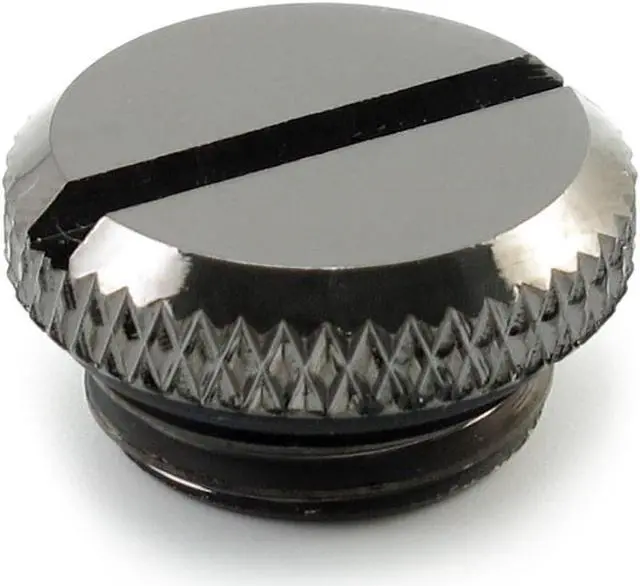 Alt view image 2 of 7 - XSPC G1/4" Plug V2, Black Chrome, 6-pack