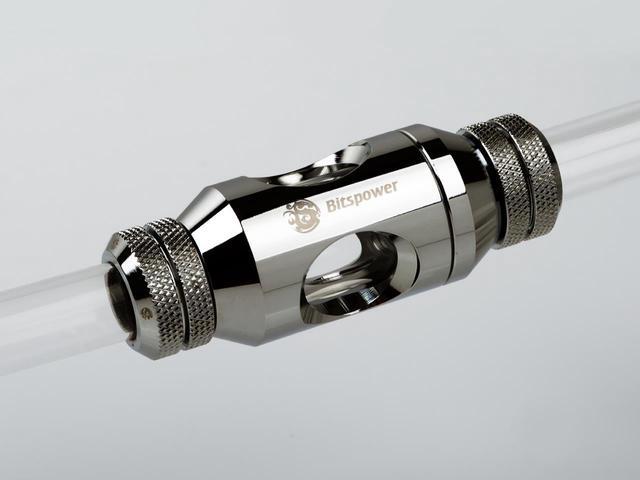 Alt view image 4 of 6 - Bitspower G1/4" In-Line Filter, Black Sparkle