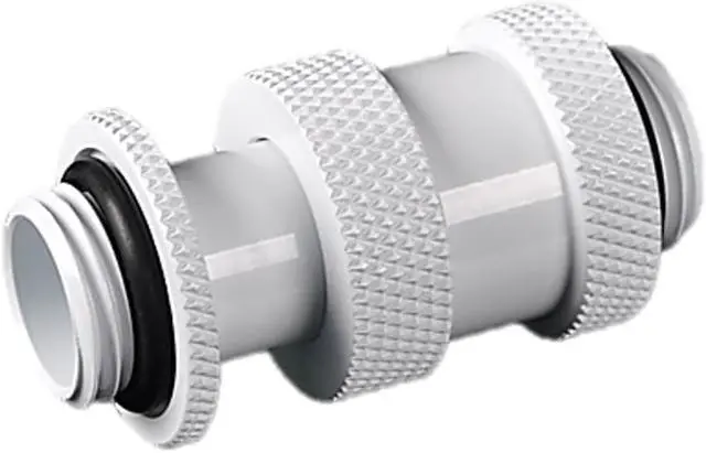 Alt view image 2 of 4 - Bitspower G1/4" Adjustable Aqua Link Pipe (22-31mm), Deluxe White