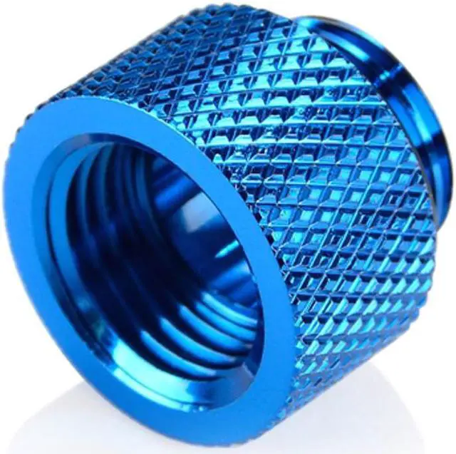 Main image of Bitspower G1/4" 10mm Male to Female Fitting, Royal Blue