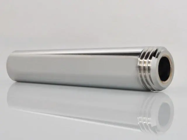 Alt view image 6 of 7 - Bitspower Aqua Pipe I Fitting, Silver Shining