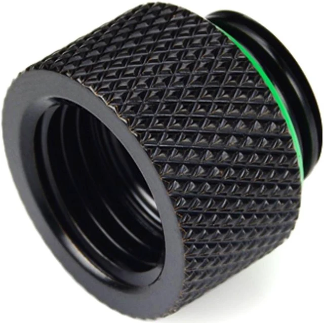 Main image of Bitspower G1/4" 10mm Male to Female Fitting, Matte Black
