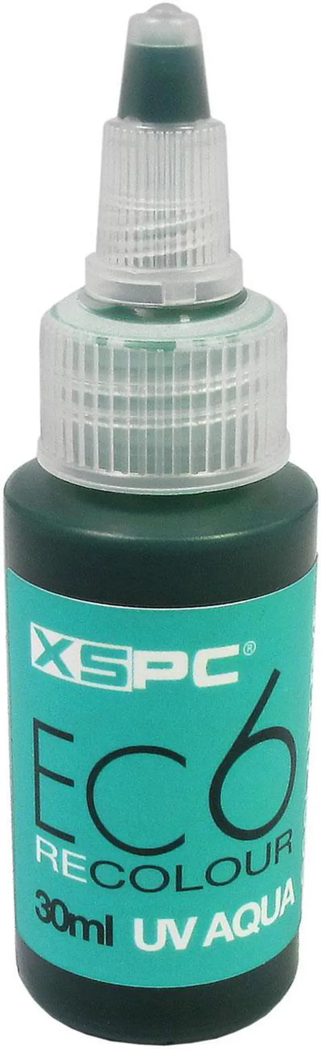Main image of XSPC EC6 ReColour Dye, 30 mL, UV Aqua