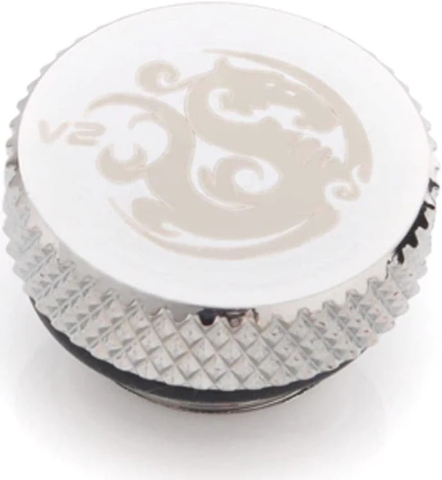Alt view image 2 of 7 - Bitspower G1/4" Stop Fitting V2, Silver Shining, 4-pack