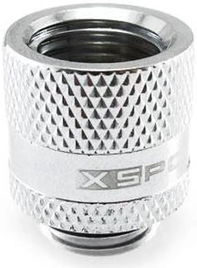 Alt view image 2 of 5 - XSPC G1/4" Male to Female Rotary Fitting, Chrome, 4-pack