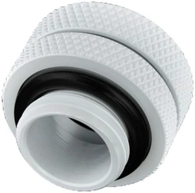 Alt view image 2 of 2 - Bitspower G1/4" to Enhance Multi-Link Fitting for 12mm OD Rigid Tubing, Deluxe White, 4-pack