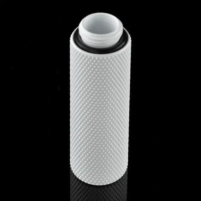 Alt view image 3 of 4 - Bitspower G1/4" Male to Female Extender Fitting, 50mm, Deluxe White