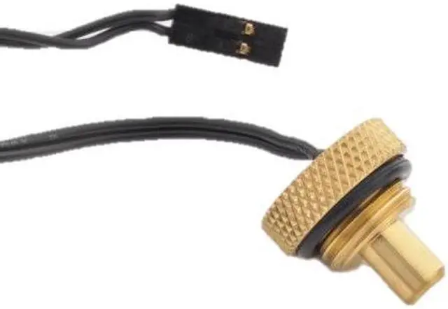 Alt view image 3 of 4 - Bitspower G1/4" Temperature Sensor Stop Fitting, True Brass