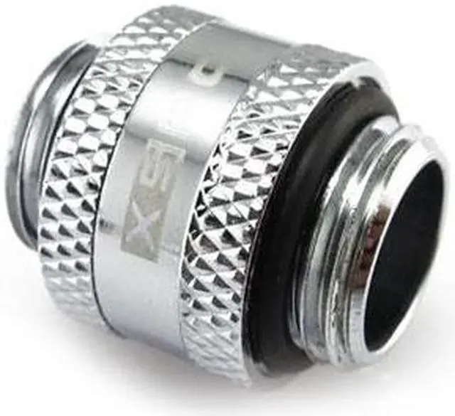 Alt view image 2 of 7 - XSPC G1/4" Male to Male Rotary Fitting, Chrome, 4-pack