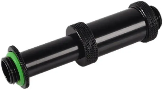 Alt view image 5 of 6 - Bitspower G1/4" Adjustable Aqua Link Pipe (41-69mm), Matte Black