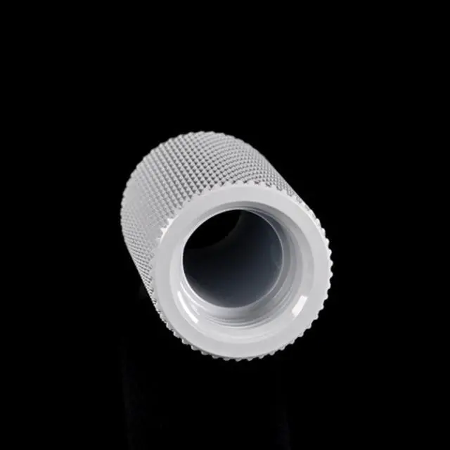 Alt view image 2 of 3 - Bitspower G1/4" Male to Female Extender Fitting, 30mm, Deluxe White