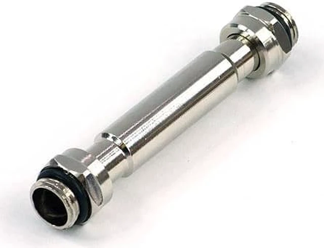 Alt view image 2 of 10 - Phobya Variable Length SLI/Crossfire Fitting, 3 Slot, Silver Nickel