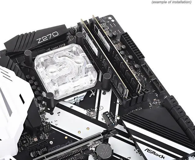 Alt view image 7 of 11 - Alphacool Eisblock XPX CPU Waterblock, Polished Clear