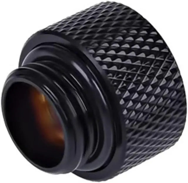 Alt view image 3 of 6 - Alphacool HF G1/4" Male to Female Extender Fitting, 10mm, Deep Black, 4-pack