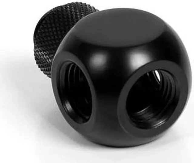 Alt view image 3 of 4 - Barrow G1/4" 4-way Ball Fitting, Rotary, Black