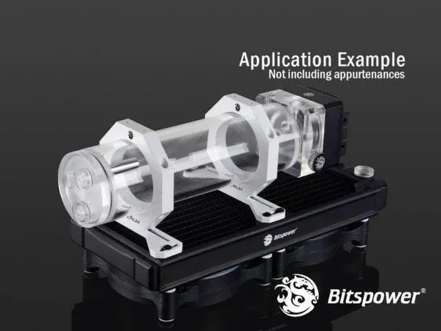 Alt view image 2 of 6 - Bitspower Premium Reservoir Mount, Abrasive White