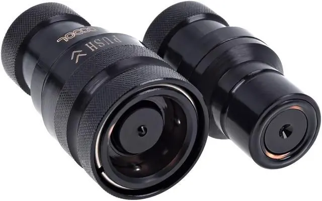 Alt view image 5 of 13 - Alphacool G1/4" Eiszapfen HF Quick Release Connector Kit, Deep Black