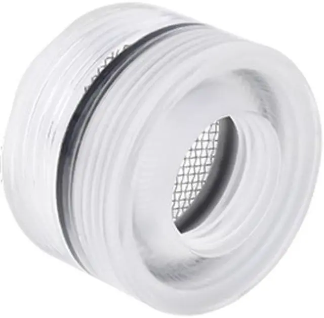Alt view image 2 of 4 - Alphacool G1/4" Eiszapfen Filter Female to Female Fitting, Plexi