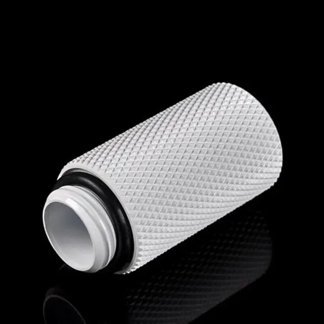 Alt view image 3 of 3 - Bitspower G1/4" Male to Female Extender Fitting, 30mm, Deluxe White