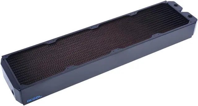 Alt view image 2 of 9 - Alphacool NexXxos UT60 Full Copper Radiator 560, 140mm x 4, Quad Fan, Black