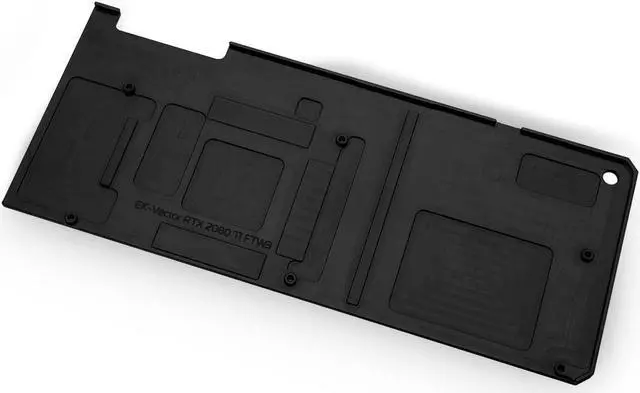 Alt view image 3 of 3 - EKWB EK-Vector FTW3 RTX 2080 Ti Backplate, Black