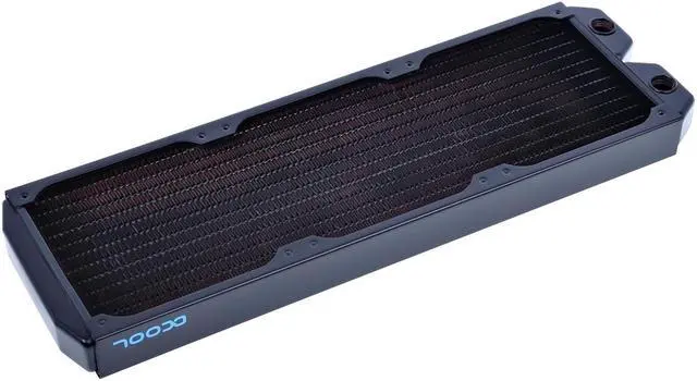 Alt view image 2 of 10 - Alphacool NexXxos ST30 Full Copper Radiator 360, 120mm x 3, Triple Fan, Black