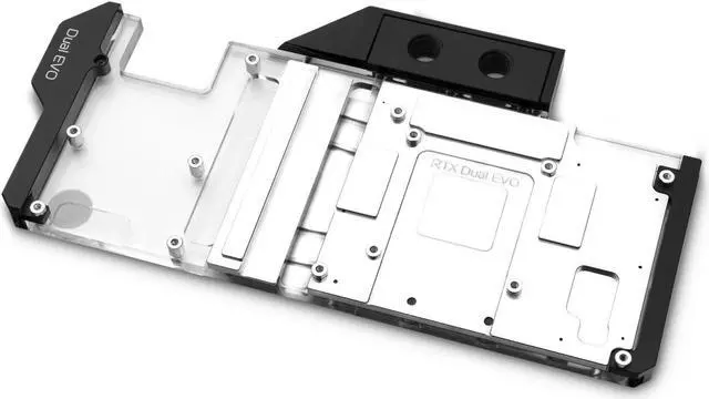 Alt view image 2 of 9 - EKWB EK-Quantum Vector Dual Evo RTX 2070/2080 GPU Water Block, D-RGB, Nickel/Plexi