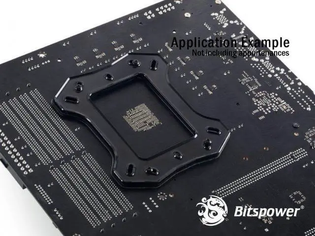 Alt view image 5 of 10 - Bitspower CPU Waterblock Summit M, Clear Acrylic Top, Digital RGB, Intel & AMD CPU