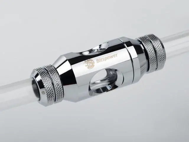 Alt view image 3 of 6 - Bitspower G1/4" In-Line Filter, Silver Shining