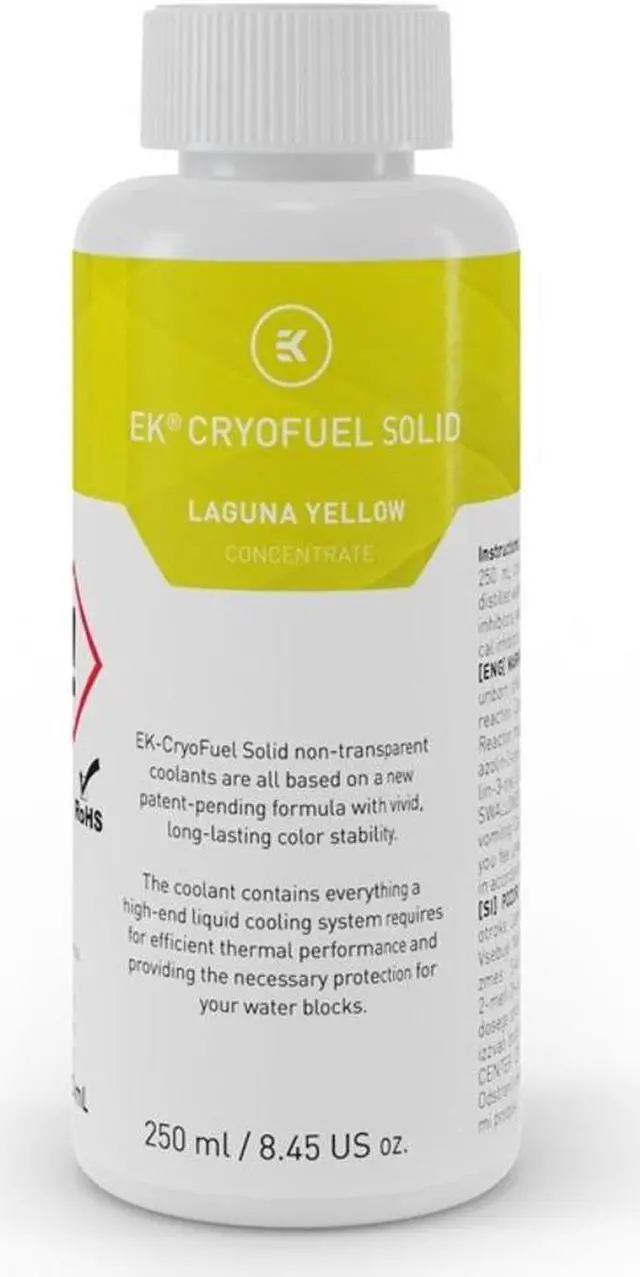Main image of EKWB EK-CryoFuel Solid Concentrate PC Coolant, 250mL, Laguna Yellow