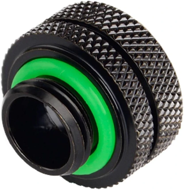 Alt view image 3 of 6 - Bitspower G1/4" to Enhance Multi-Link Fitting for 14mm OD Rigid Tubing, Matte Black, 4-pack