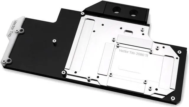 Alt view image 3 of 4 - EKWB EK-Vector Trio RTX 2080 Ti RGB GPU Waterblock, Nickel/Acetal