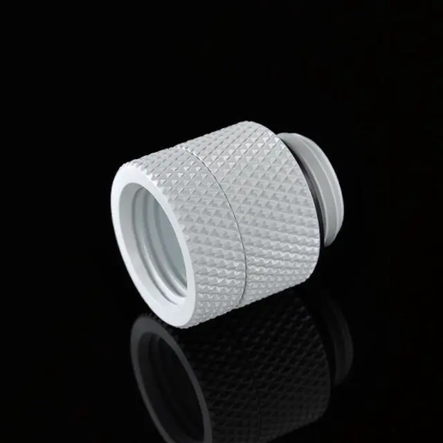 Alt view image 3 of 4 - Bitspower Anti-Twist Adapter Fitting, Deluxe White