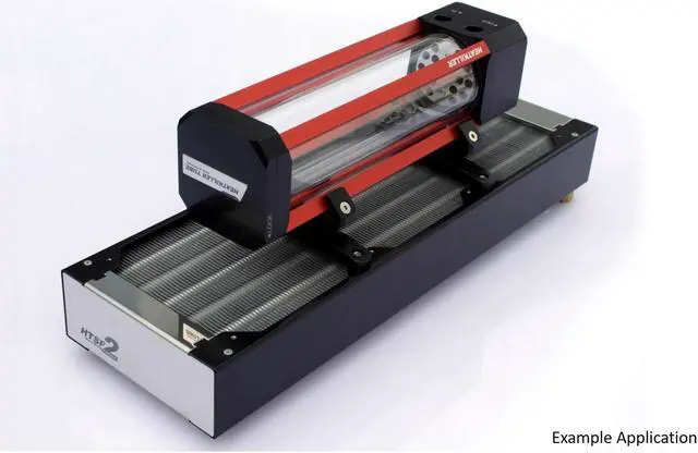 Alt view image 2 of 4 - Watercool HEATKILLER Tube Reservoir 120mm Fan Mount