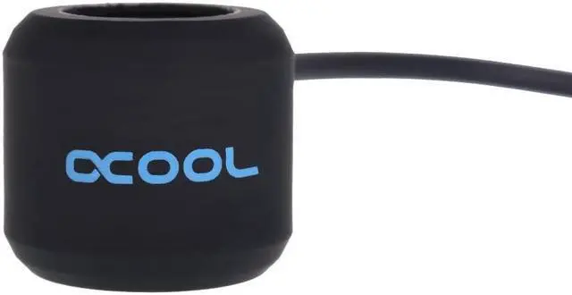 Alt view image 4 of 15 - Alphacool Aurora HardTube LED Ring for 13mm OD Tubing, Deep Black, RGB LEDs