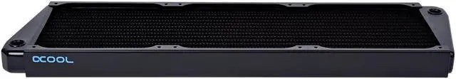 Alt view image 2 of 12 - Alphacool NexXxos ST30 Full Copper X-Flow Radiator 420, 140mm x 3, Triple Fan, Black