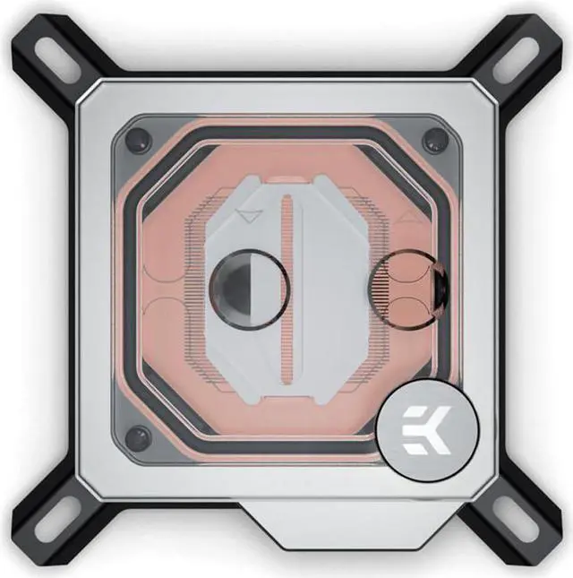 Alt view image 3 of 7 - EKWB EK-Quantum Velocity CPU Water Block, Intel CPU, Copper/Plexi