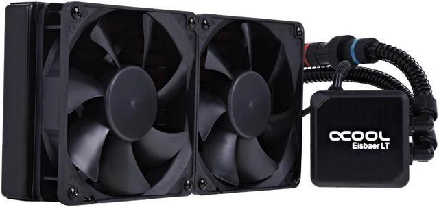 Alt view image 6 of 13 - Alphacool Eisbaer LT240 CPU - black All in One High Performance Water / Liquid Cooler - 240mm Copper Radiator. 11445