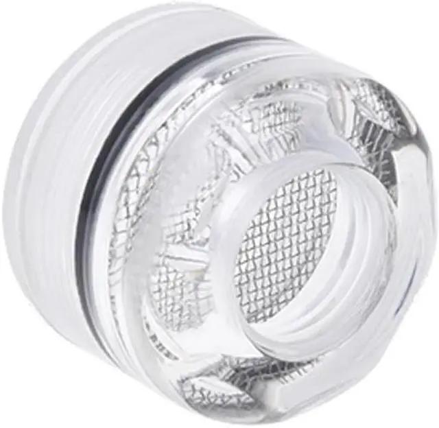 Main image of Alphacool G1/4" Eiszapfen Filter Female to Female Fitting, Plexi