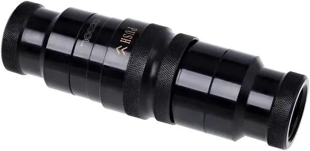 Alt view image 3 of 14 - Alphacool G3/8" Eiszapfen HF Quick Release Connector Kit, Deep Black